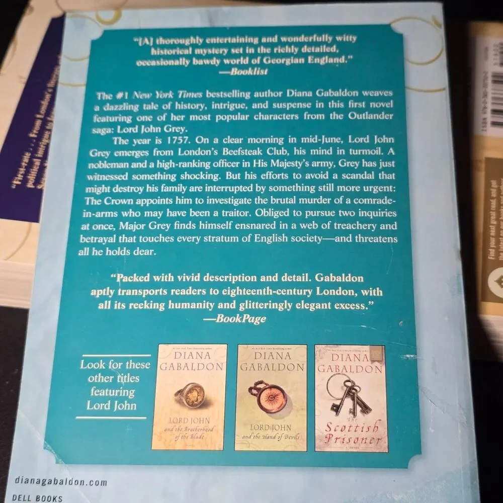 Diana Gabaldon Bundle of 2 Lord John Paperback - Picture 3 of 5